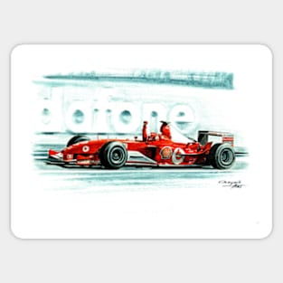 Ferrari F2003-GA Michael Schumacher Sticker